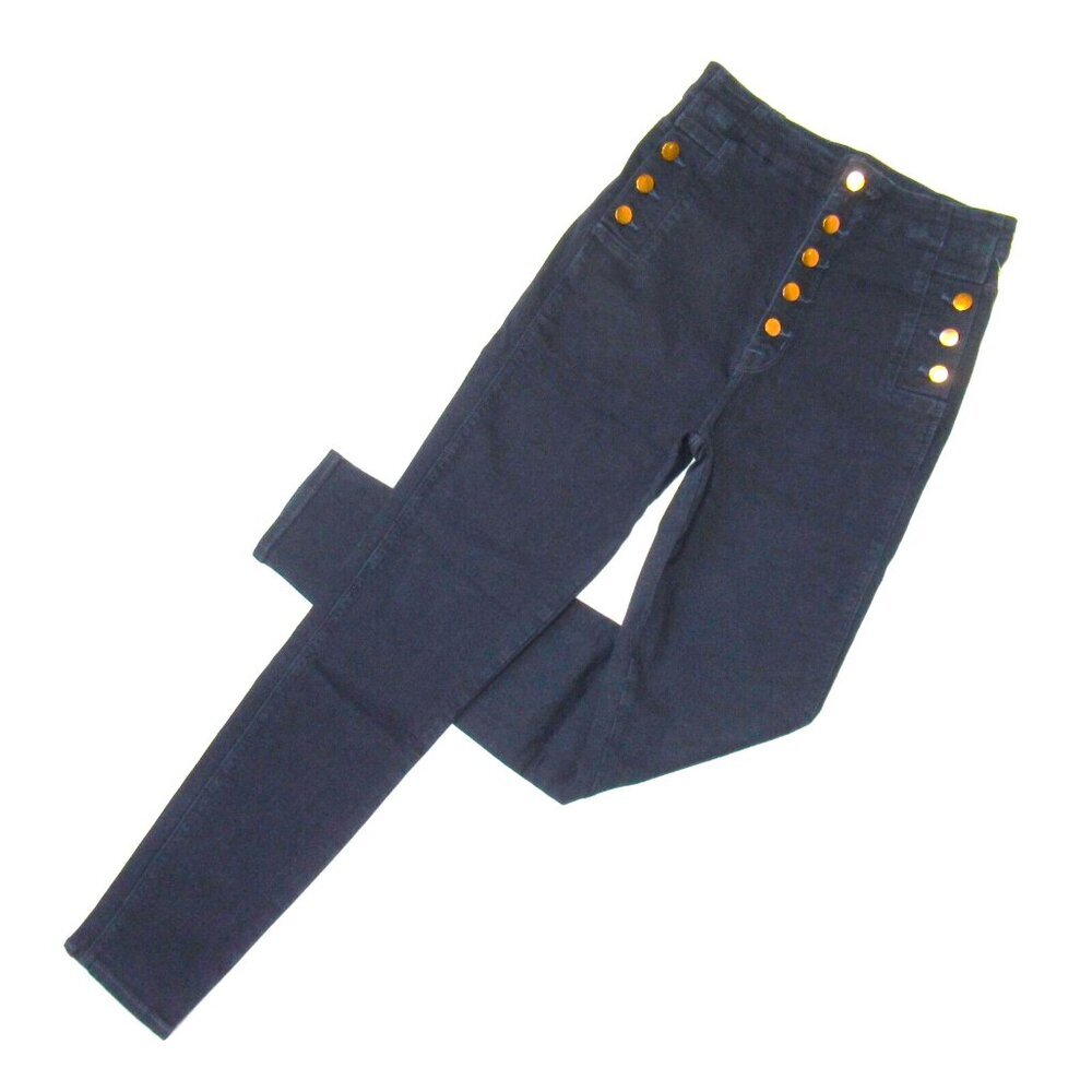 NWT J Brand Natasha in Eco Bluebird Sky High Skinny Button Fly Stretch Jeans 30